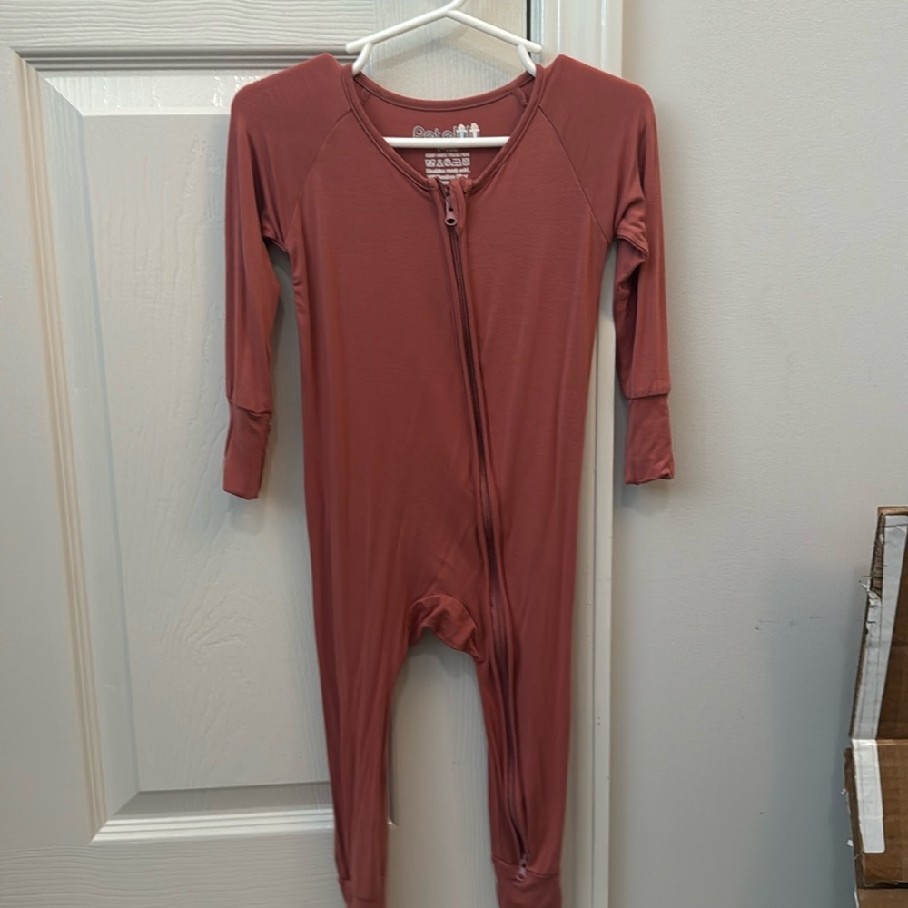 Petelulu bamboo zippy-rust color